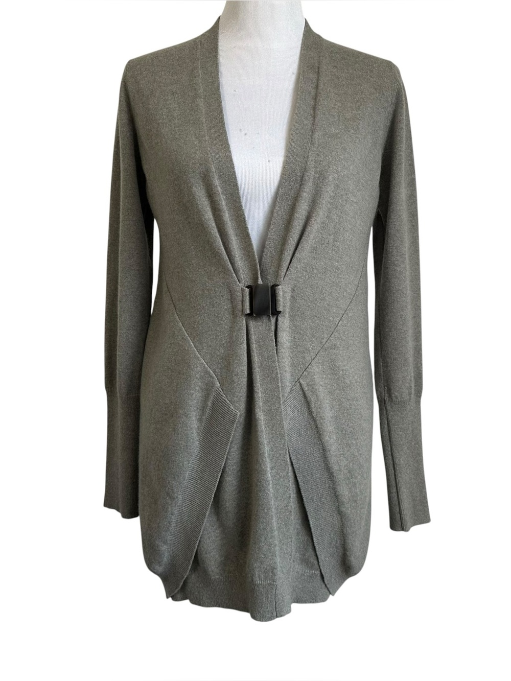 Brunello Cucinelli 100% Cashmere Cardigan Beige XS/Sm? Beige Green Long Sleeve